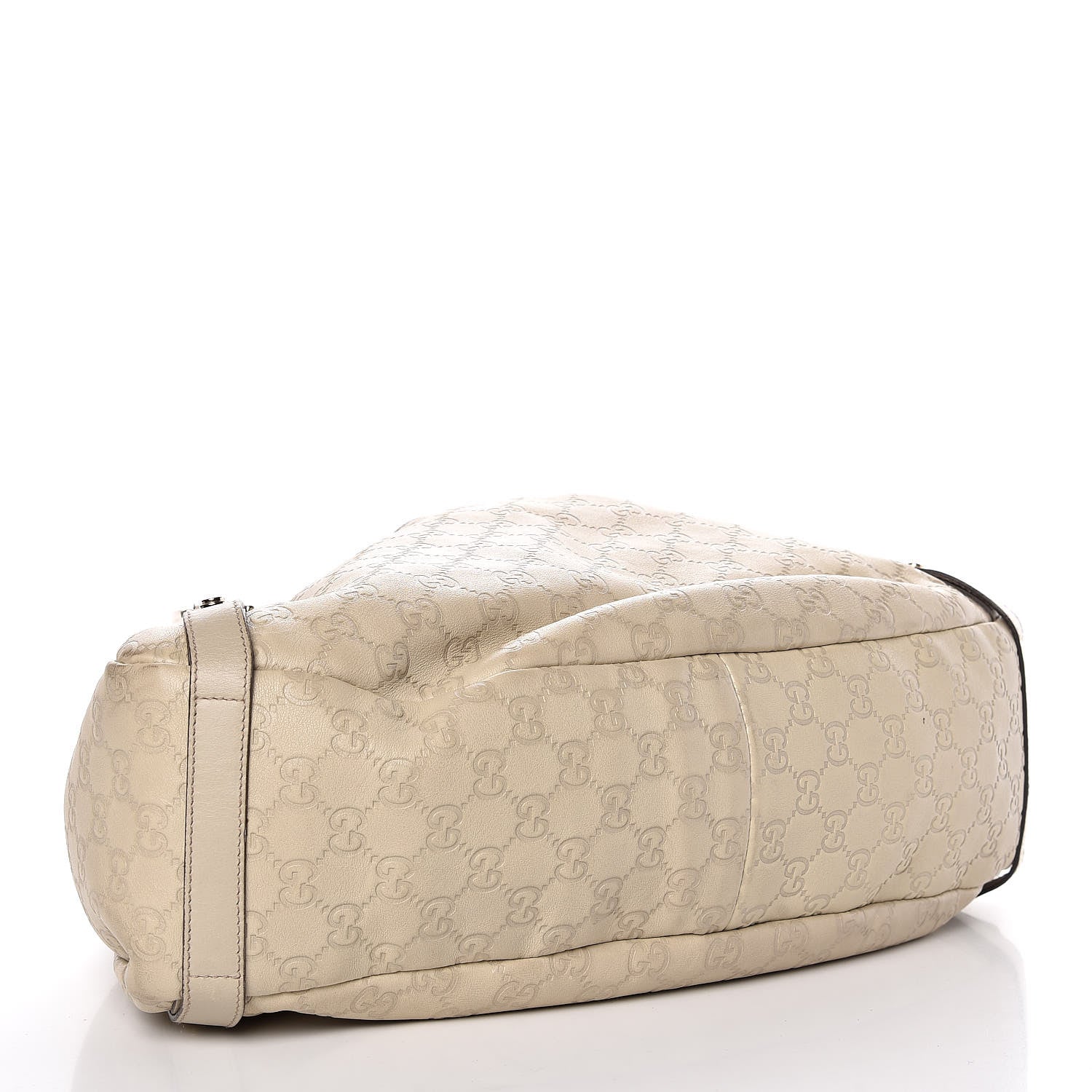 Gucci Guccissima Medium Abbey Shoulder Bag Off White 4 of 7