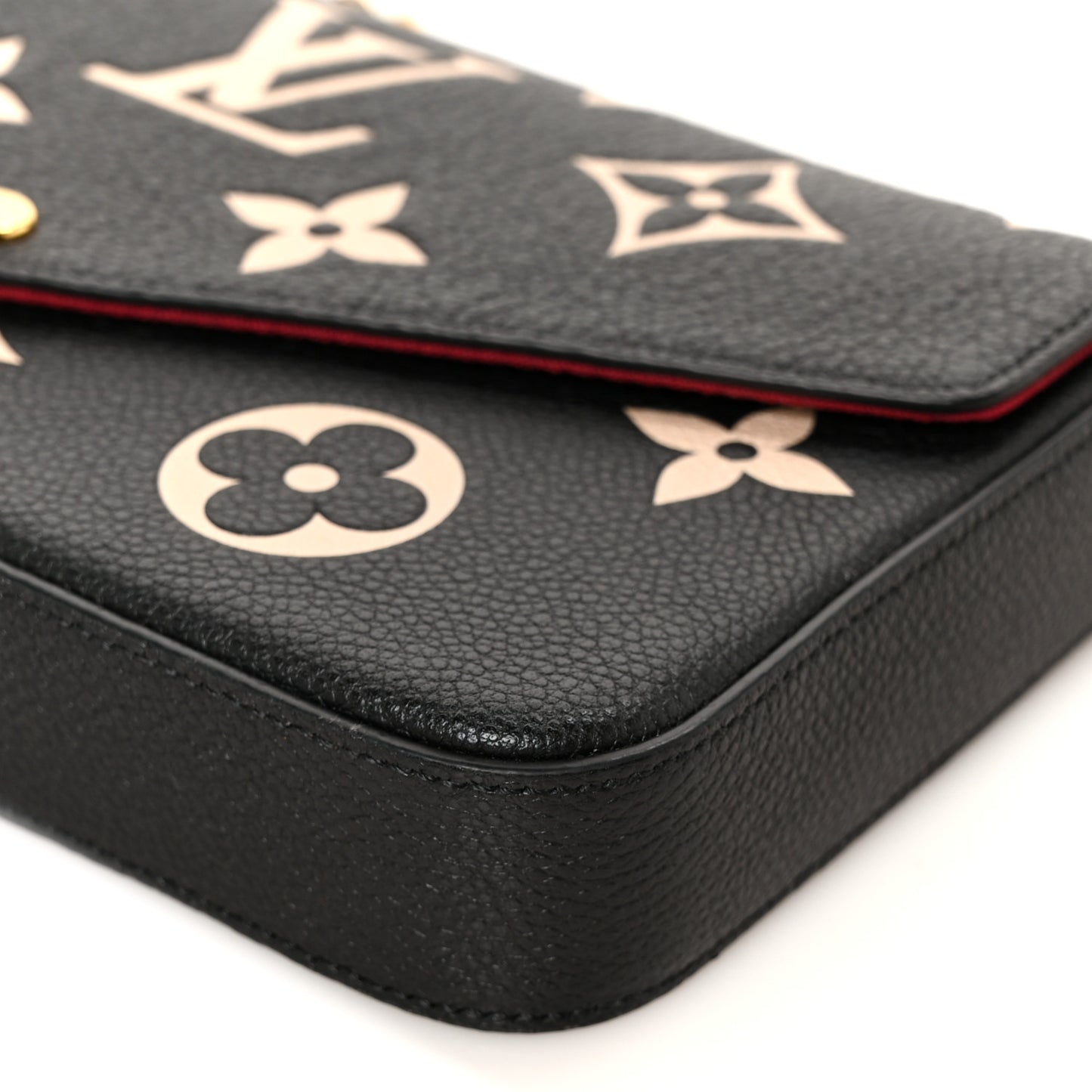 Empreinte Monogram Giant Felicie Pochette Black Beige