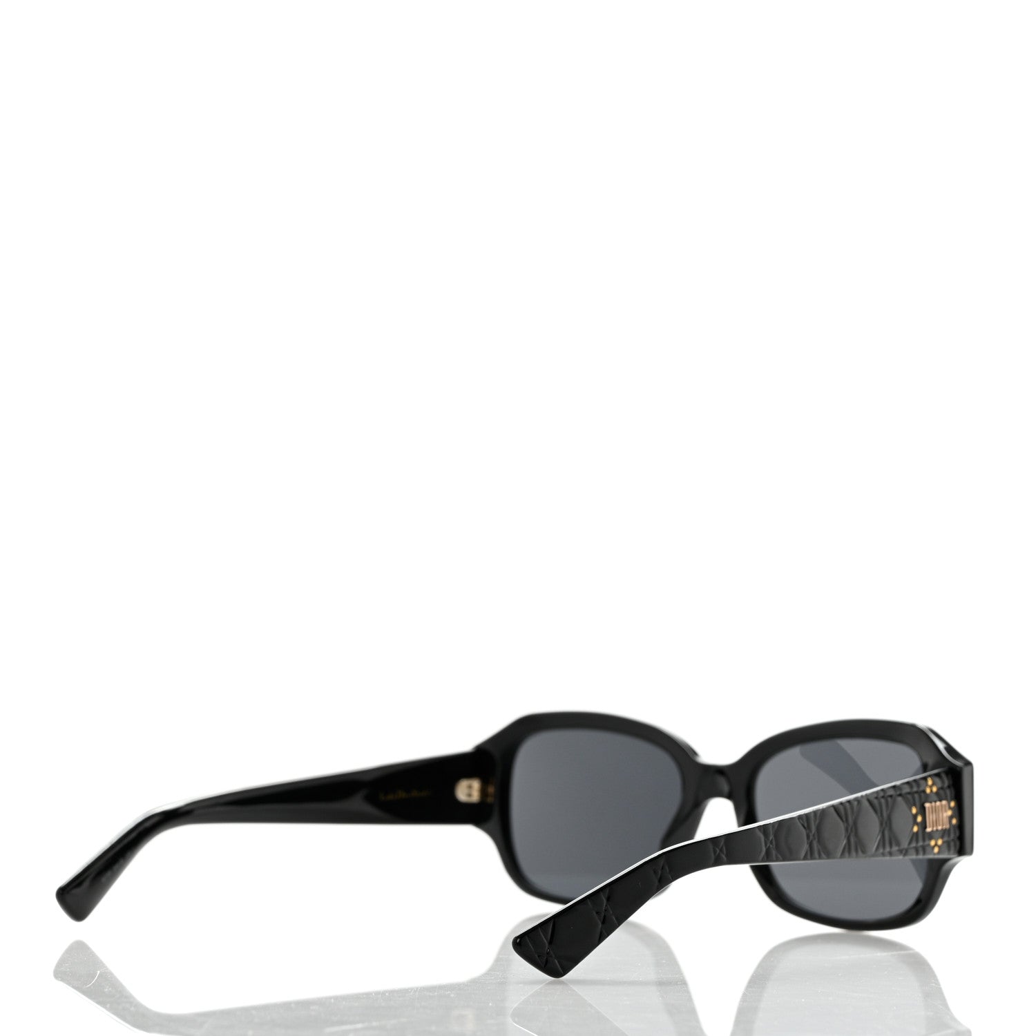 Christian Dior Acetate Cannage Lady Dior Studs 5 Sunglasses Black 4 of 8