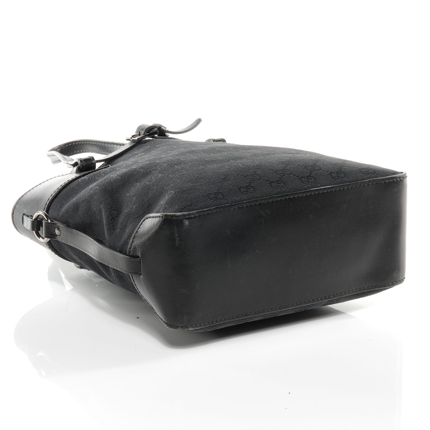 Monogram Small Bucket Tote Black