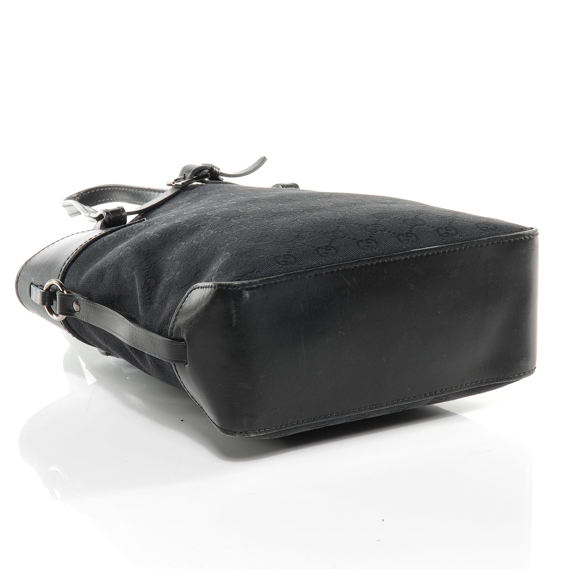 Gucci Monogram Small Bucket Tote Black 4 of 7