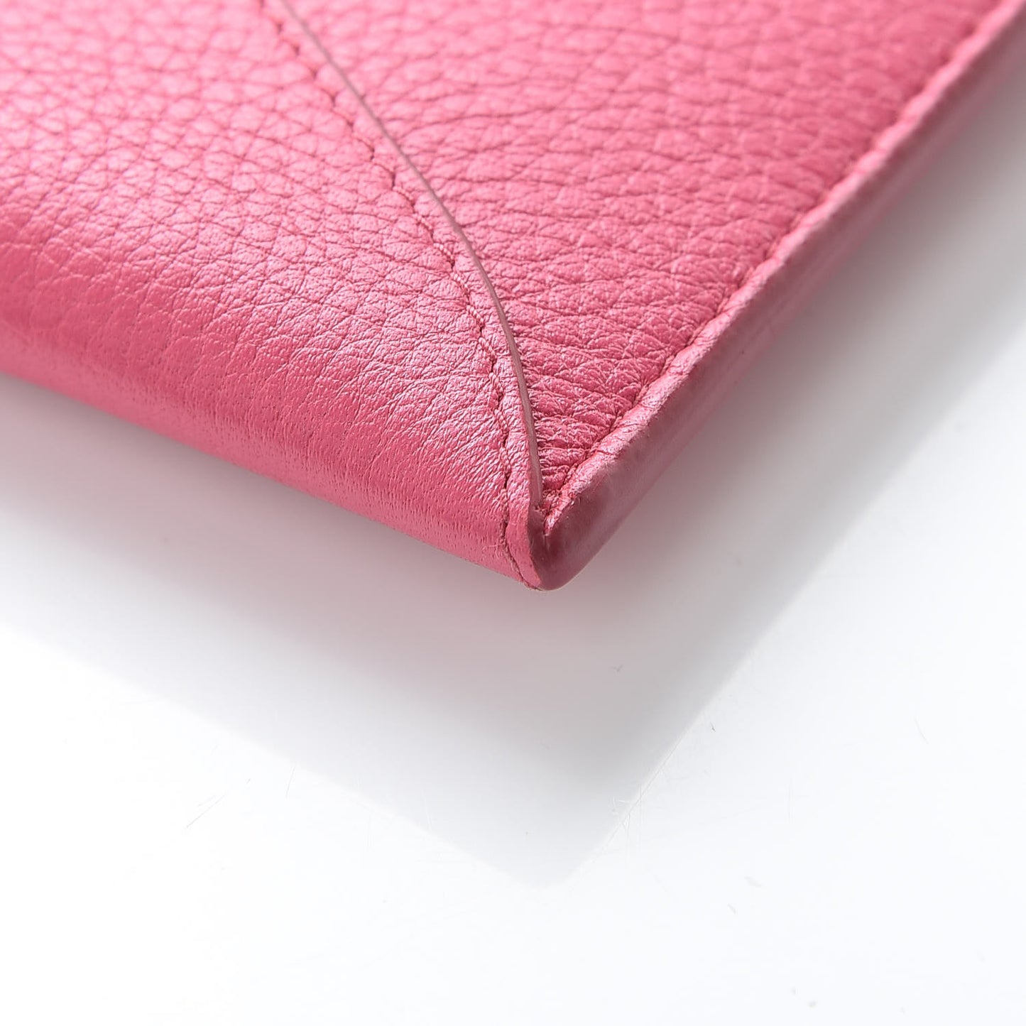 Vitello Grain Letter Wallet Peonia