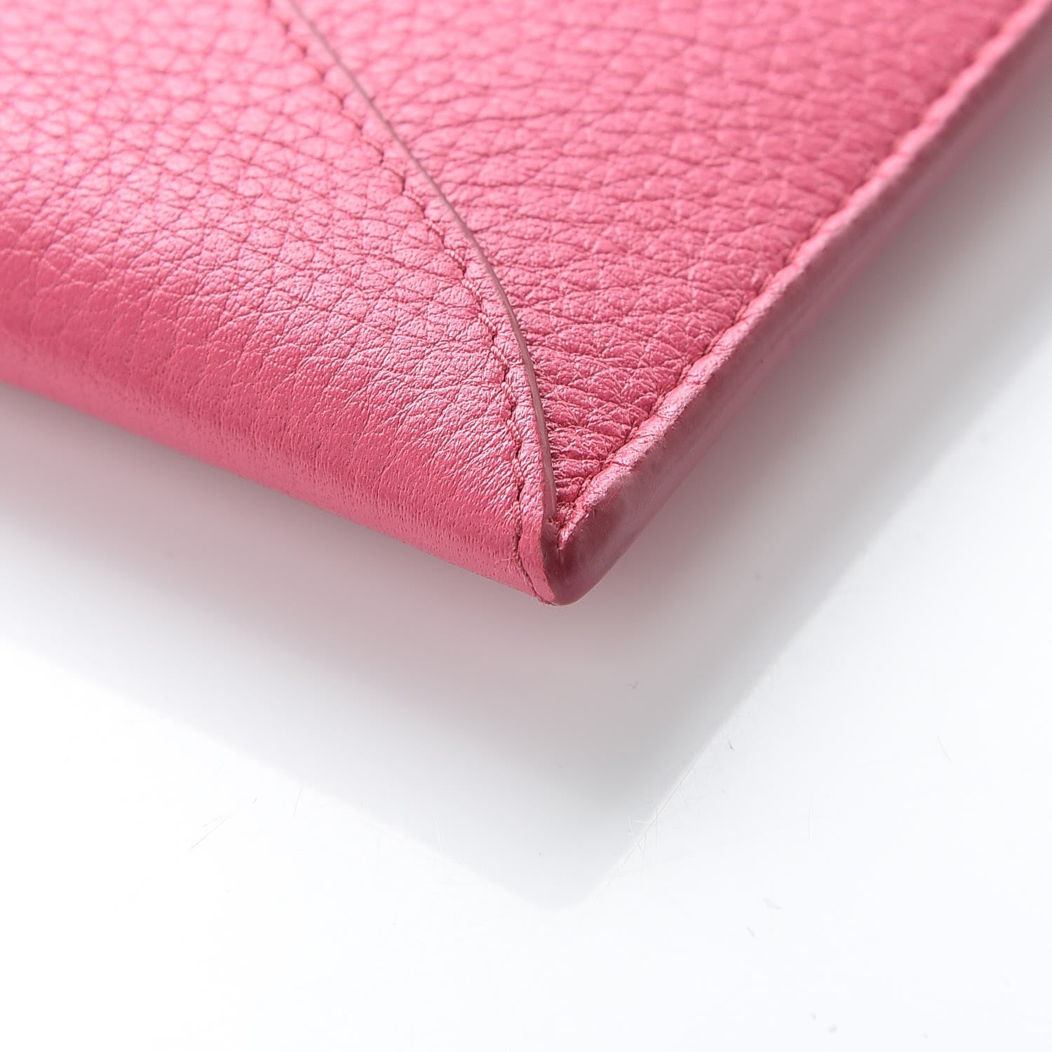 Prada Vitello Grain Letter Wallet Peonia 6 of 9