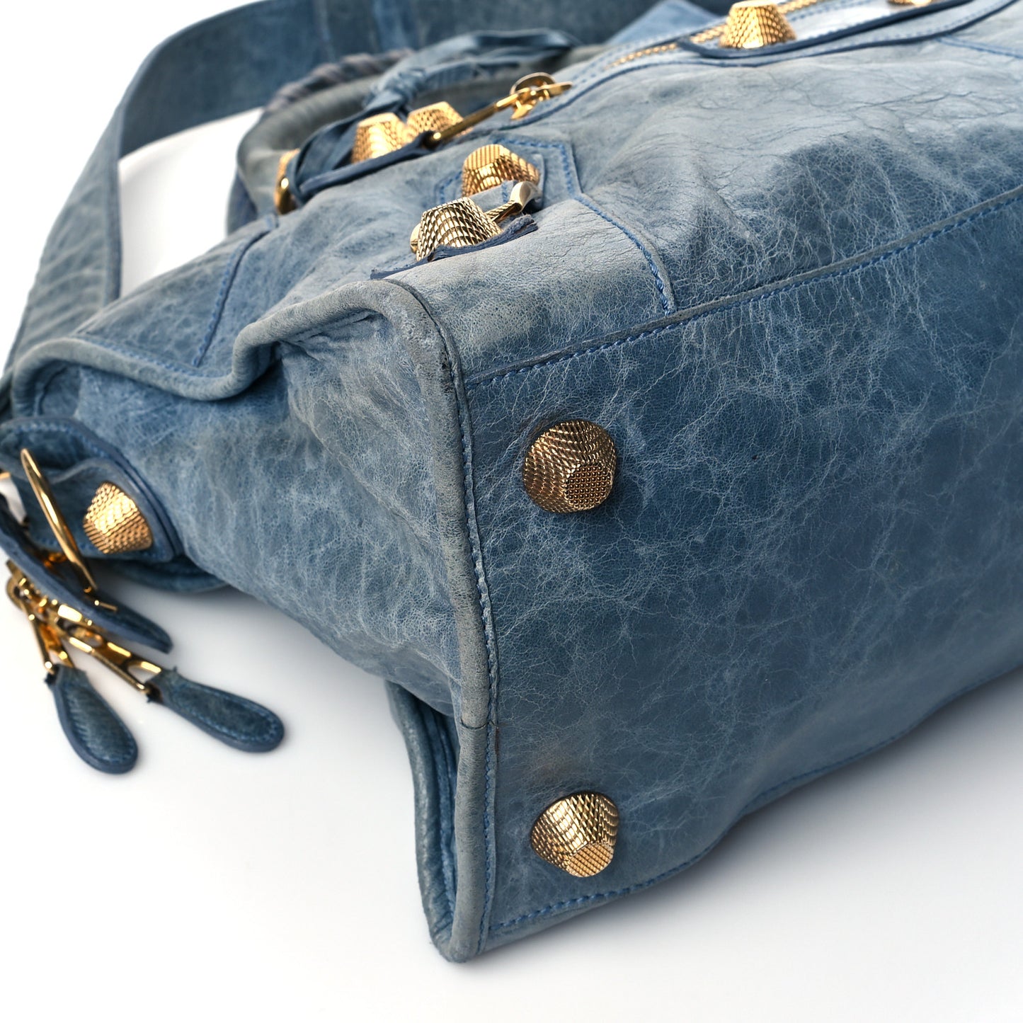 Agneau Giant 21 Gold Hardware Part Time Bleu