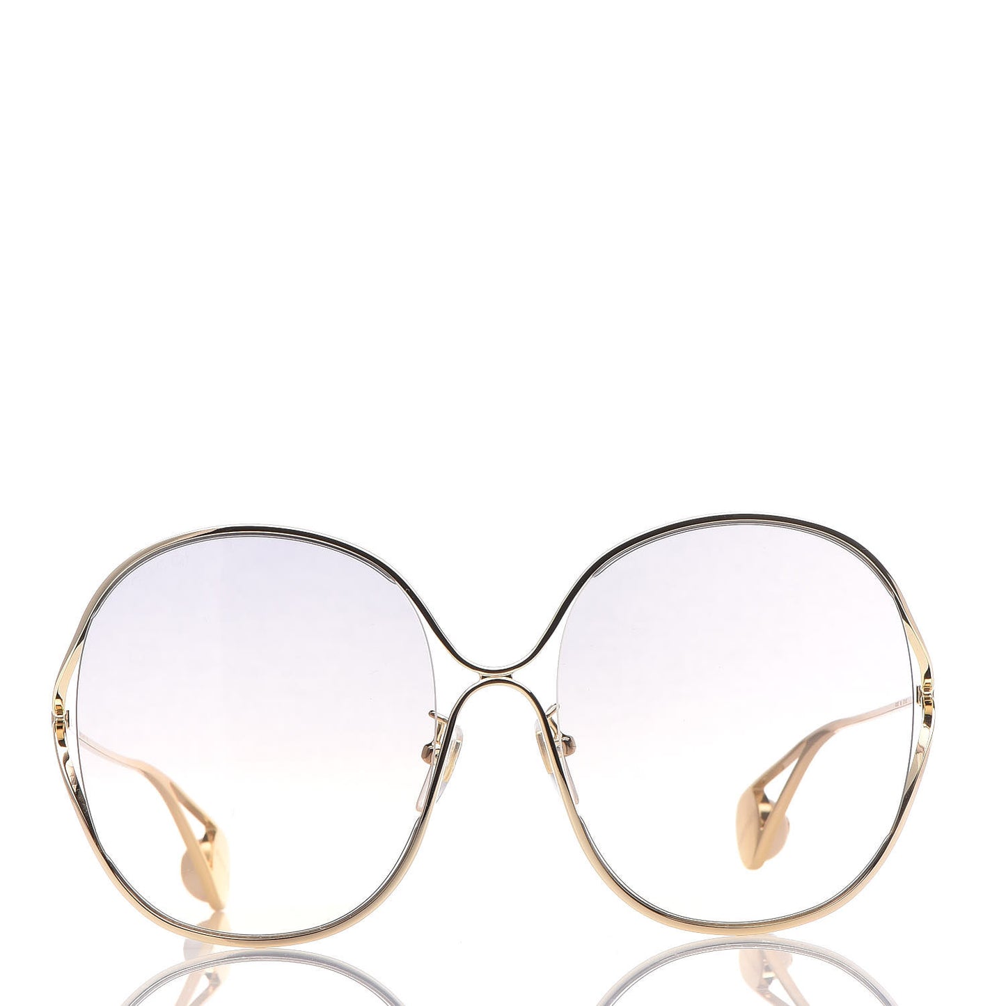 Oversized Round GG0362S Sunglasses Gold
