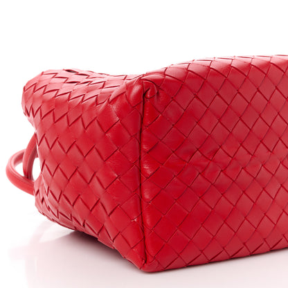 Bottega Veneta Nappa Intrecciato Tote Bag Red 9 of 13