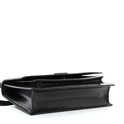 Balenciaga Shiny Box Calfskin Monochrome XS Sharp Belt Bag Black 7 of 15