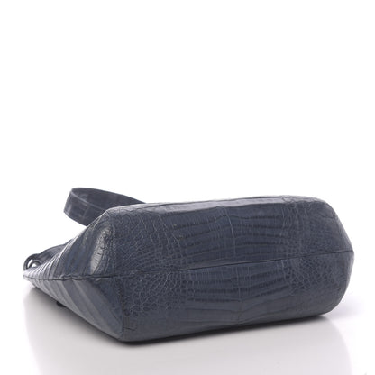 Nancy Gonzalez Crocodile Crossbody Bag Dark Blue 4 of 17