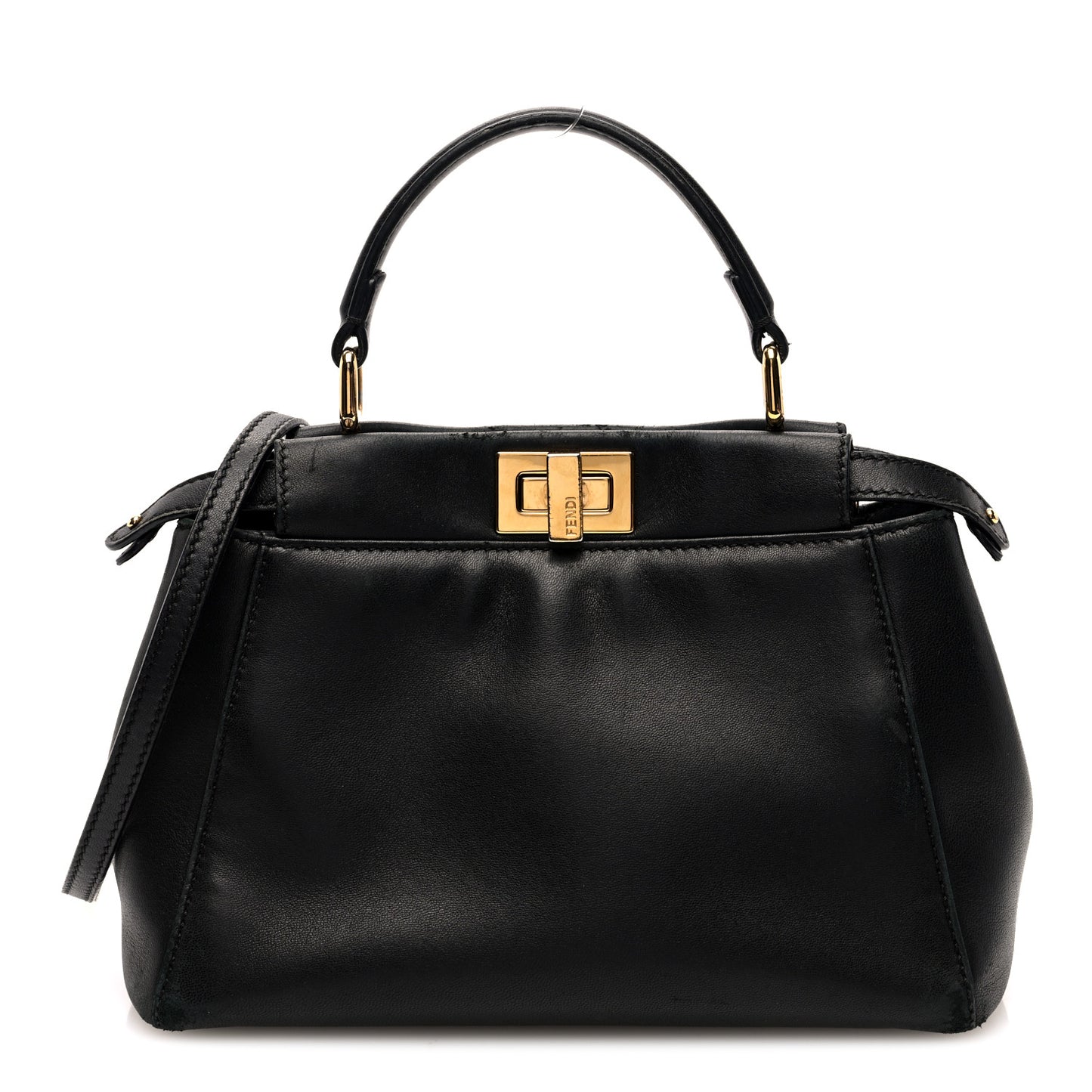 Nappa Mini Peekaboo Iconic Satchel Black