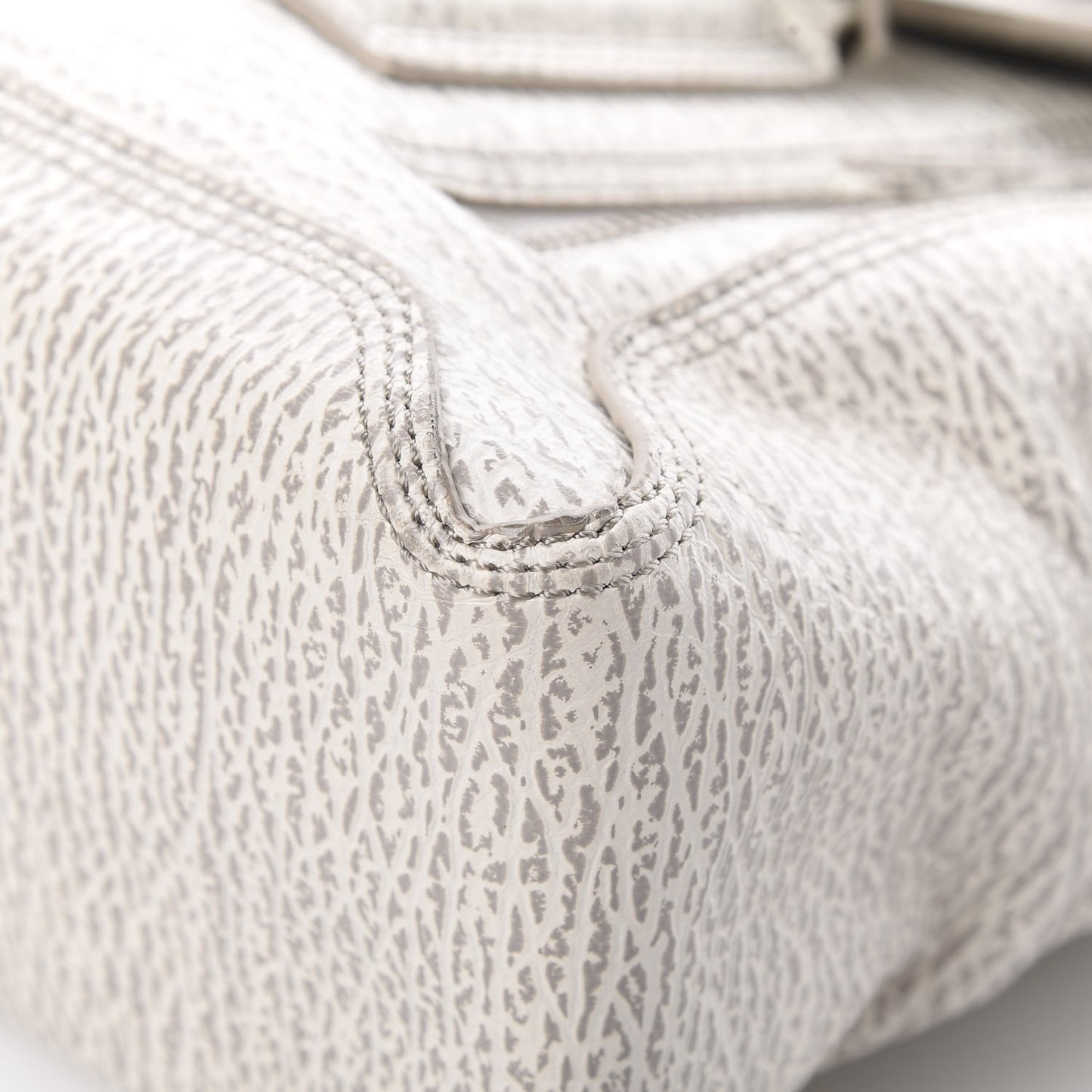 3.1 Textured Calfskin Medium Pashli Satchel Ivory Dove