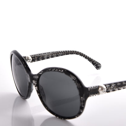 Chanel CC Pearl Sunglasses 5211-H Black 5 of 8