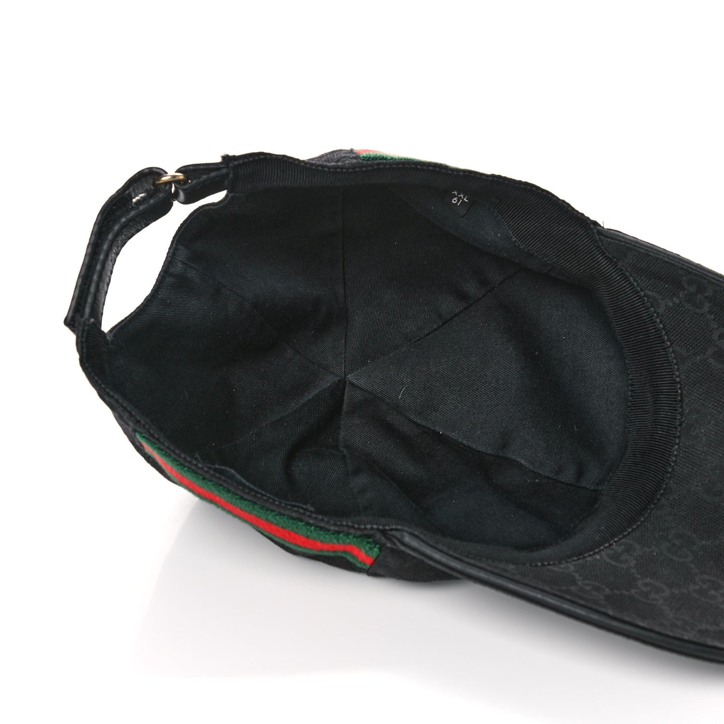 Monogram Web Baseball Hat XXL Black