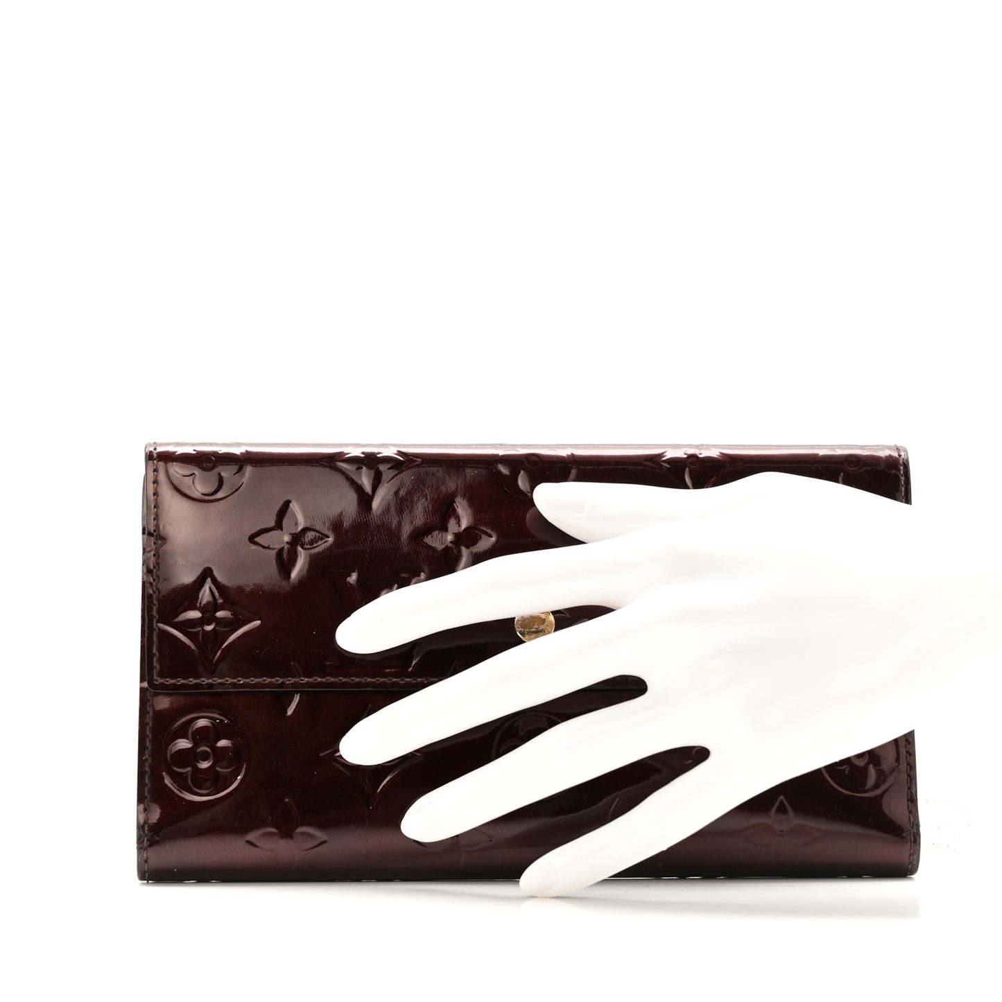 Vernis Porte Tresor International Wallet Amarante