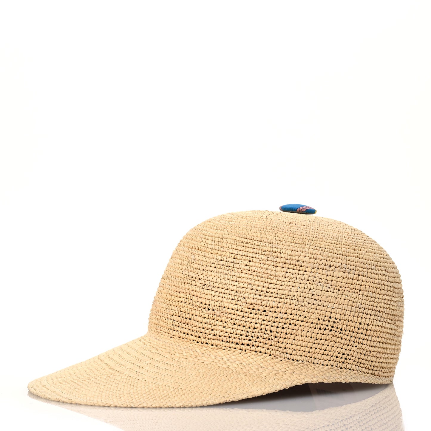 Straw Tanzanie Hat 56 Naturel Rouge Coquelicot