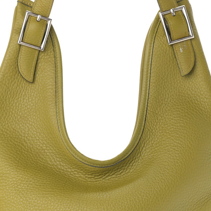 Hermes Taurillon Clemence Massai PM Vert Anis 7 of 13