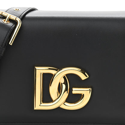 Dolce & Gabbana Calfskin 3.5 Crossbody Bag Black 7 of 9