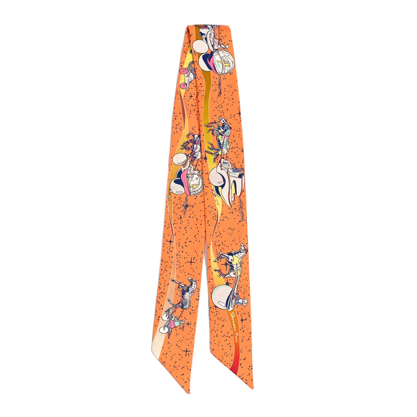 Silk Space Derby Twilly Orange Jaune Bleu