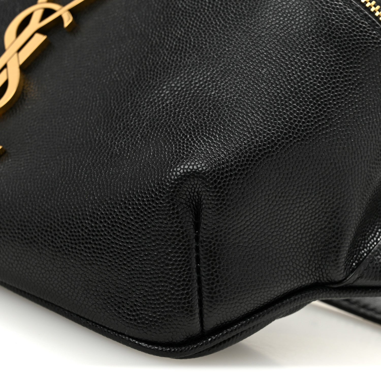 Saint Laurent Grain De Poudre Monogram Belt Bag Black 1880309