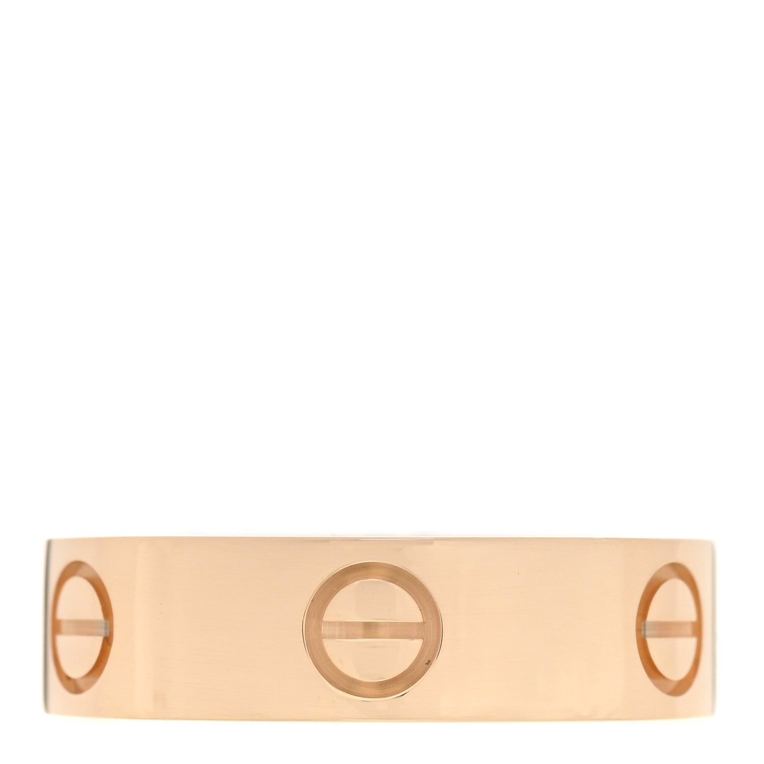 Cartier 18K Yellow Gold 5.5mm LOVE Ring 56 7.5 1 of 5