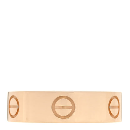 Cartier 18K Yellow Gold 5.5mm LOVE Ring 56 7.5 1 of 5