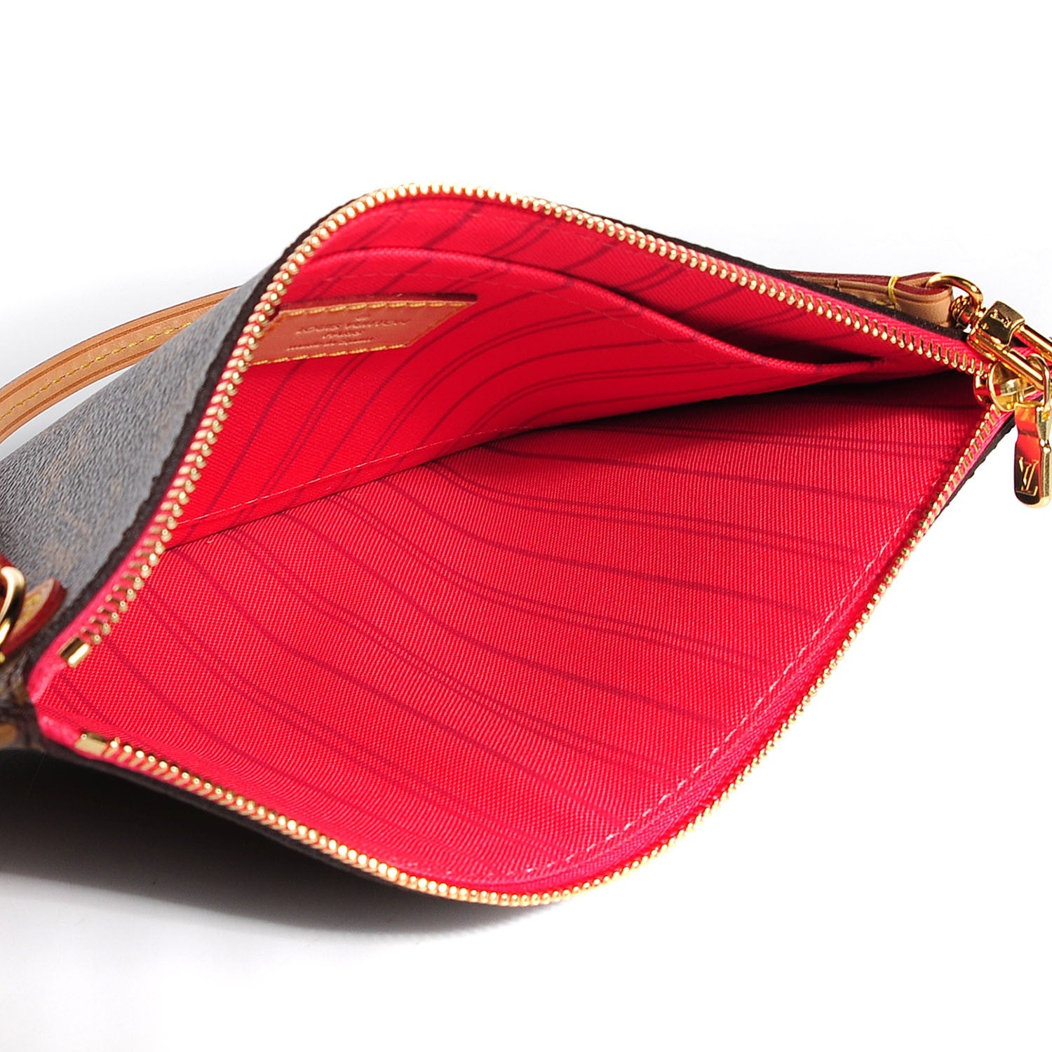 Louis Vuitton Monogram Neverfull MM GM Pochette Fuchsia 7 of 7