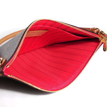 Louis Vuitton Monogram Neverfull MM GM Pochette Fuchsia 7 of 7