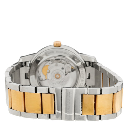 Tiffany Stainless Steel 18K Yellow Gold 37mm Atlas 3-Hand Automatic Watch 3 of 4