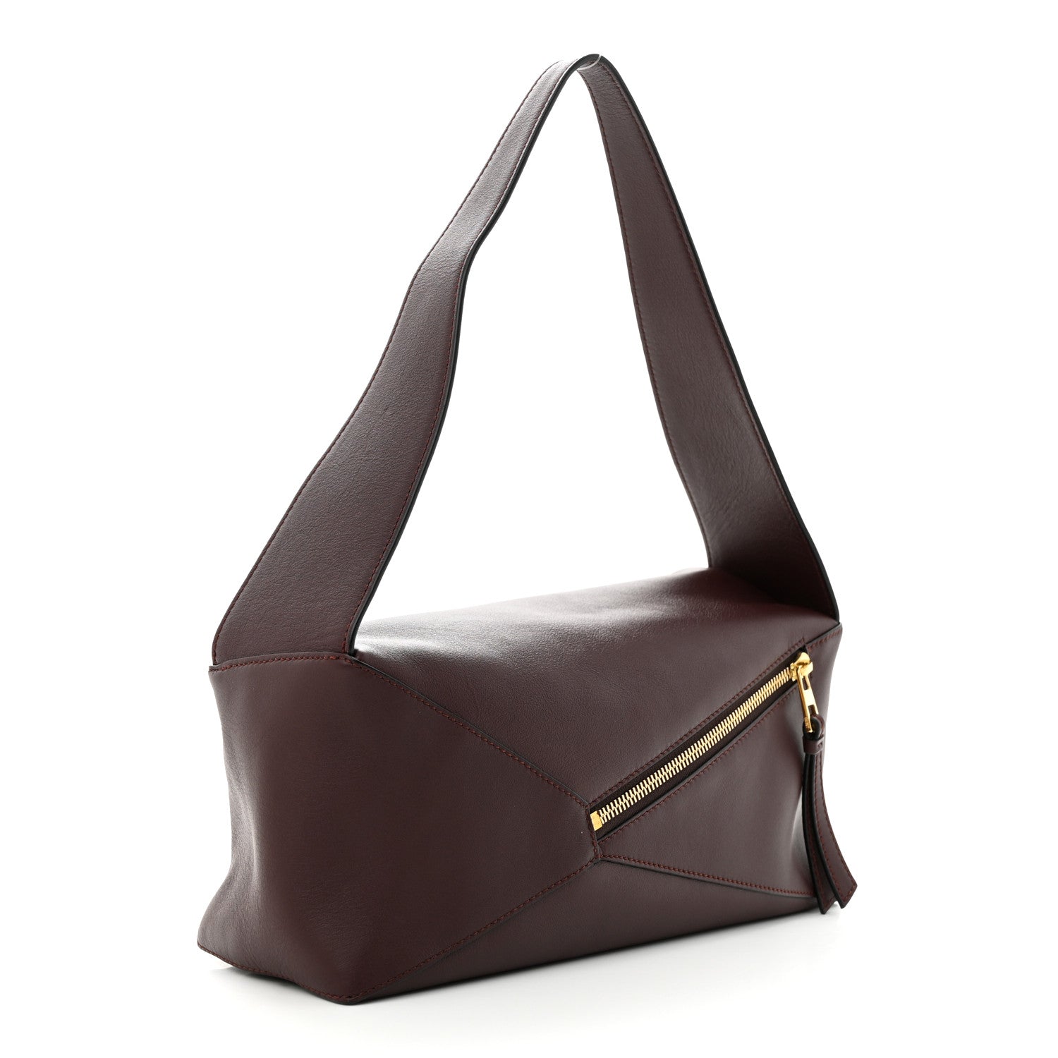 Loewe Calfskin Puzzle Hobo Prune 3 of 10