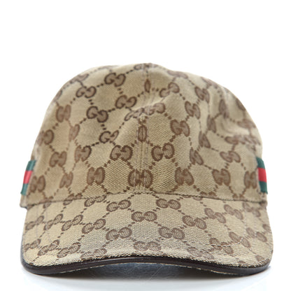 Gucci Monogram Web Baseball Hat L Beige Cocoa 3 of 9