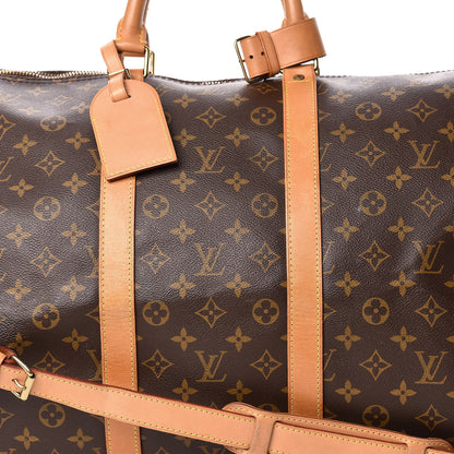 Louis Vuitton Monogram Keepall Bandouliere 55 21 of 24