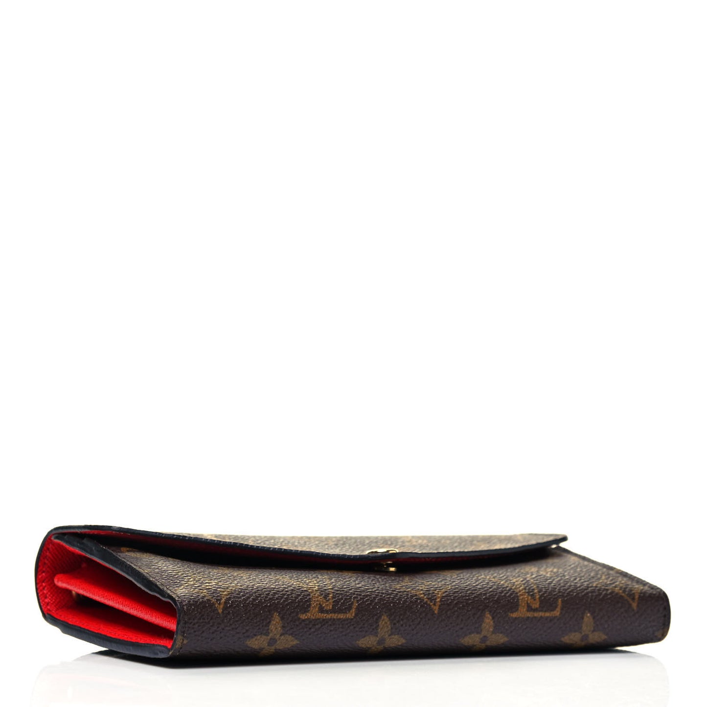 Monogram Sarah Wallet NM Coquelicot
