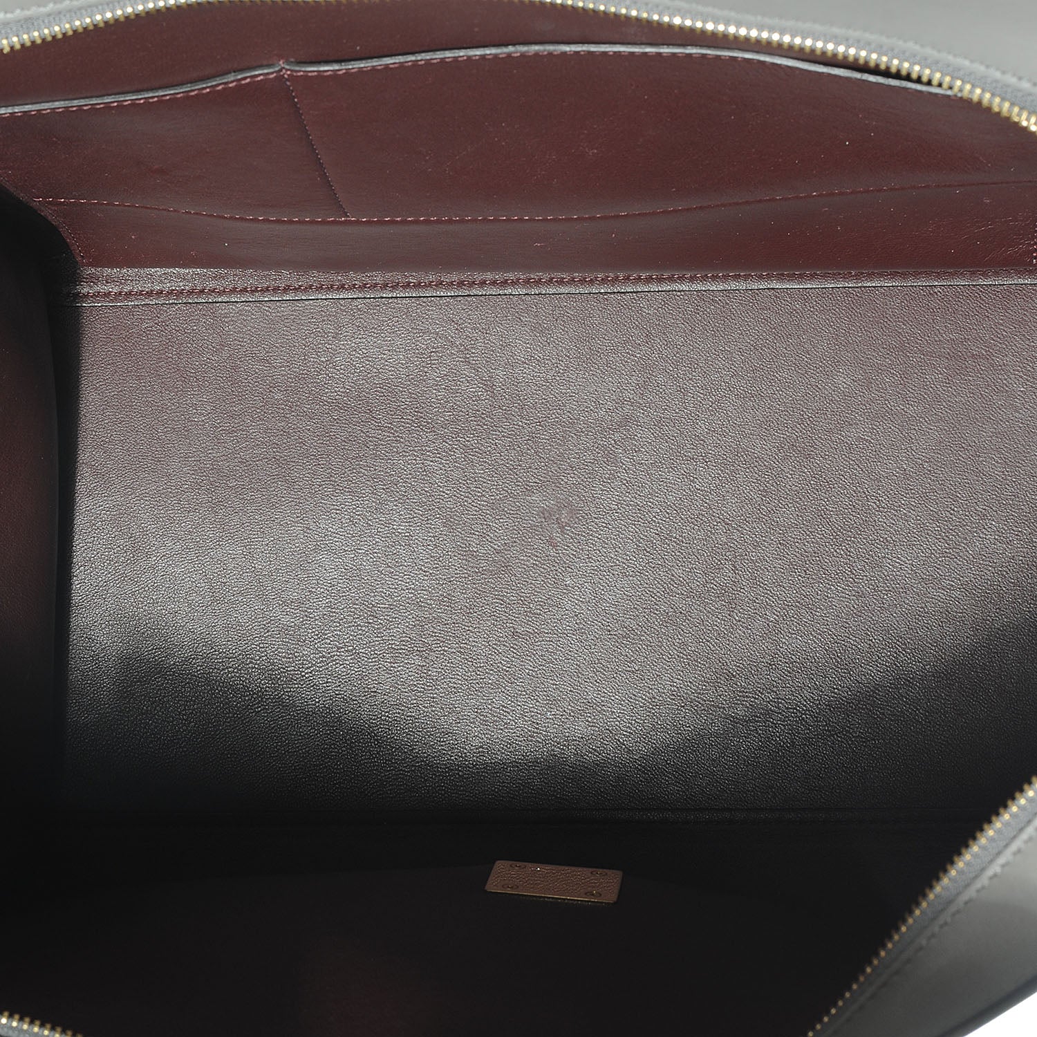 Celine Crocodile Embossed Large Trapeze Grey 5 of 8