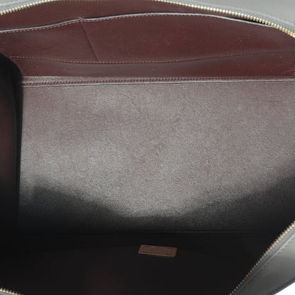 Celine Crocodile Embossed Large Trapeze Grey 5 of 8