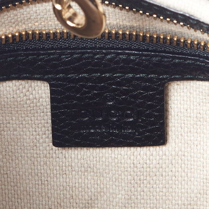 Gucci Pebbled Calfskin Medium Soho Chain Shoulder Bag Black 9 of 12