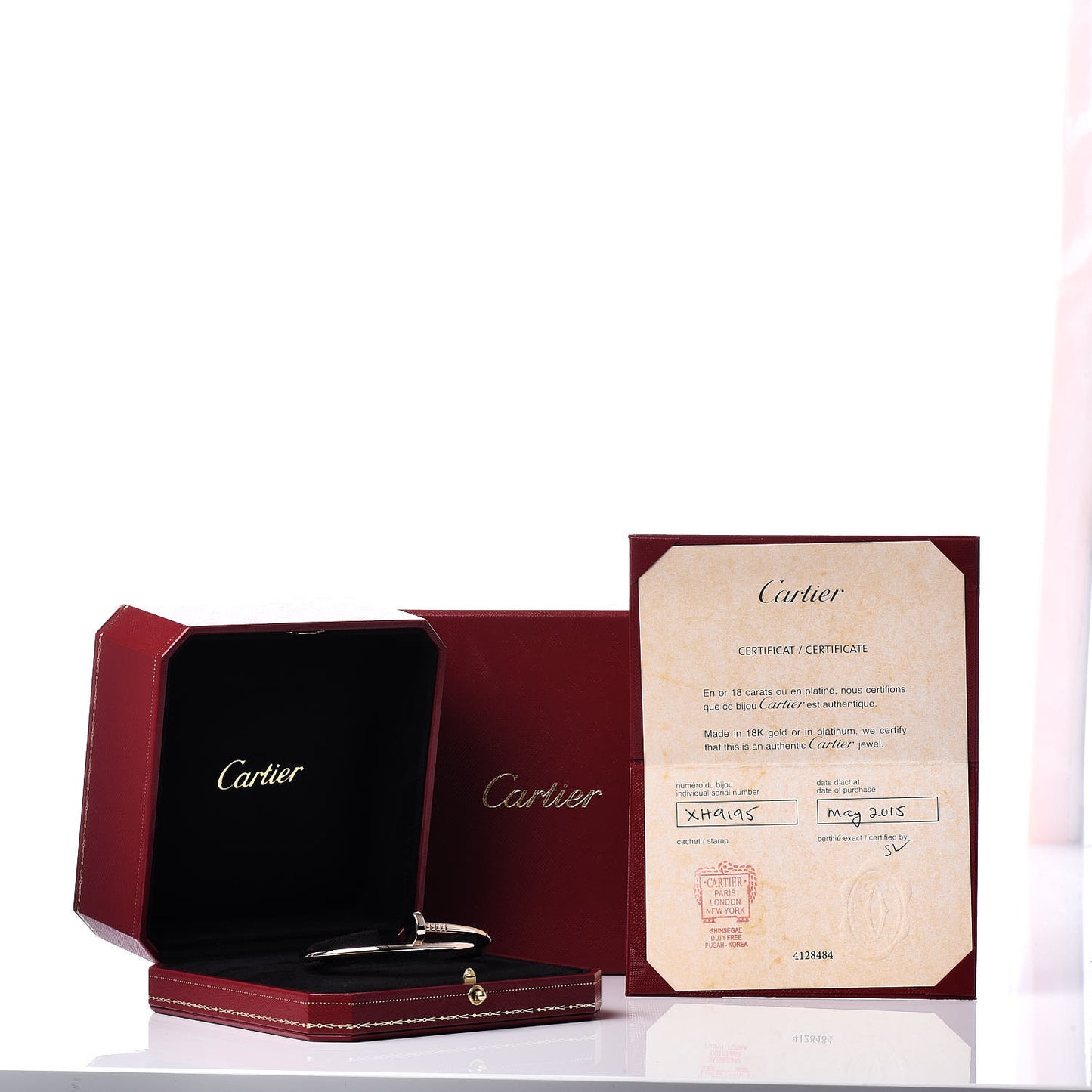 18K Pink Gold Juste Un Clou Bracelet 18