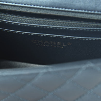 Chanel Metallic Sheepskin Quilted 2.55 Reissue Mini Flap Blue 8 of 10