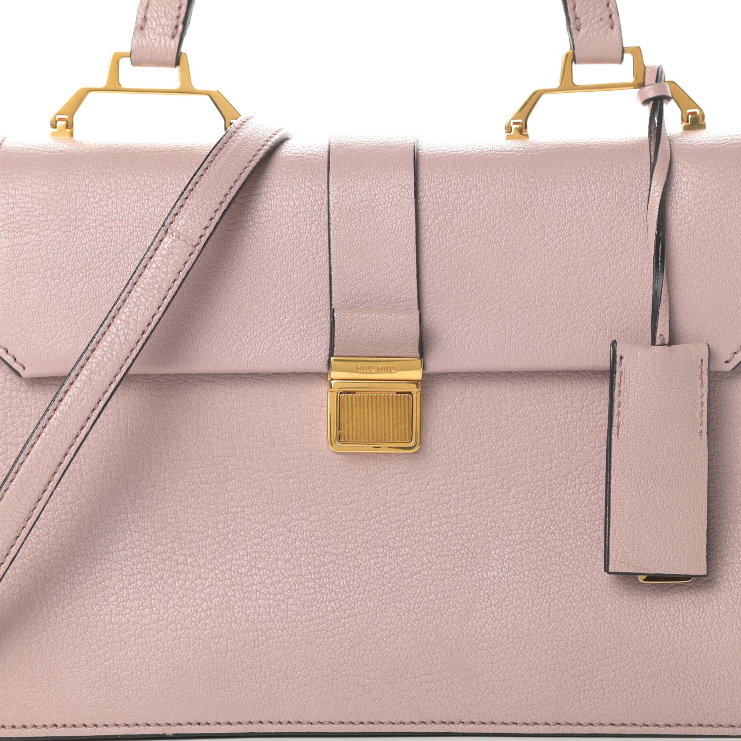 Goatskin Madras Top Handle Bag Mughetto