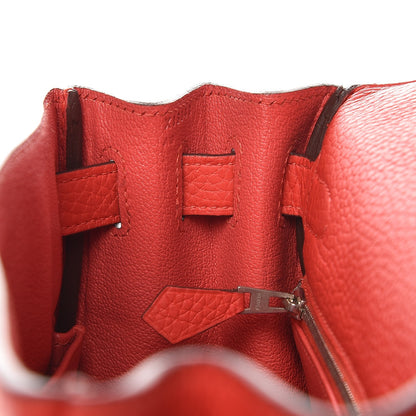 Hermes Taurillon Clemence Kelly Retourne 28 Rouge Tomate 15 of 37