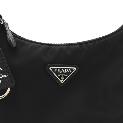Prada Tessuto Nylon Mini Re-Edition 2000 Bag Black 7 of 10