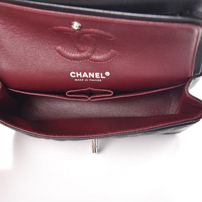 FASHIONPHILE CHANELCaviarQuiltedSmallDoubleFlapBlack 6 of 9