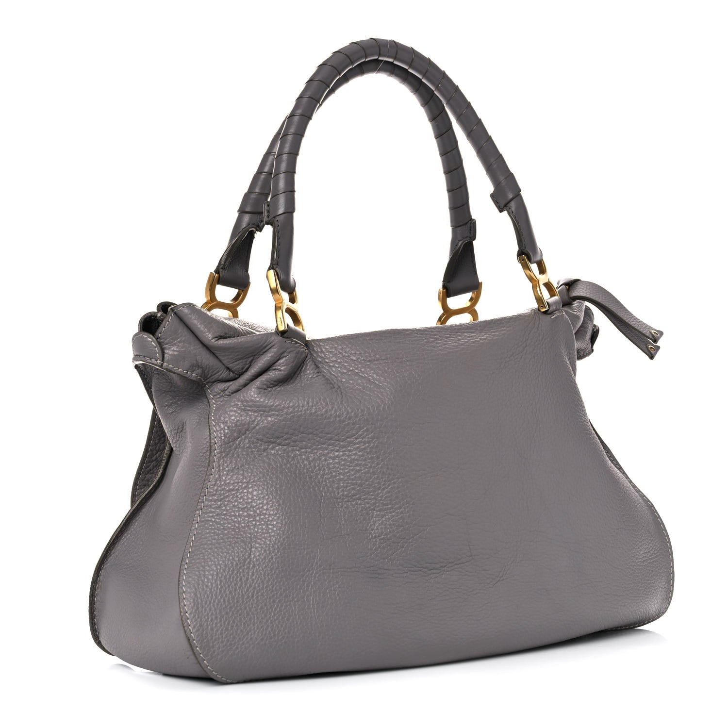 Chloe Calfskin Large Marcie Satchel Cashmere Grey 3 of 22