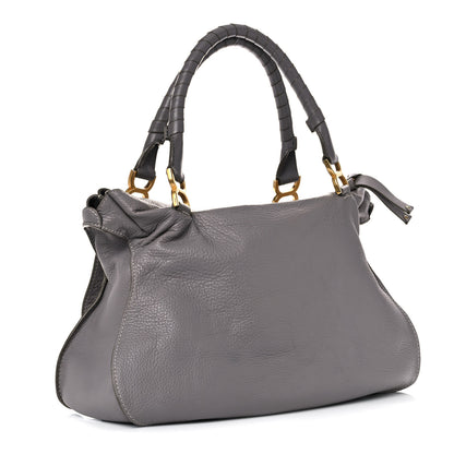 Chloe Calfskin Large Marcie Satchel Cashmere Grey 3 of 22