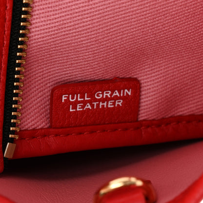 Marc Jacobs Grained Calfskin Small The Tote Bag Red 7 of 11