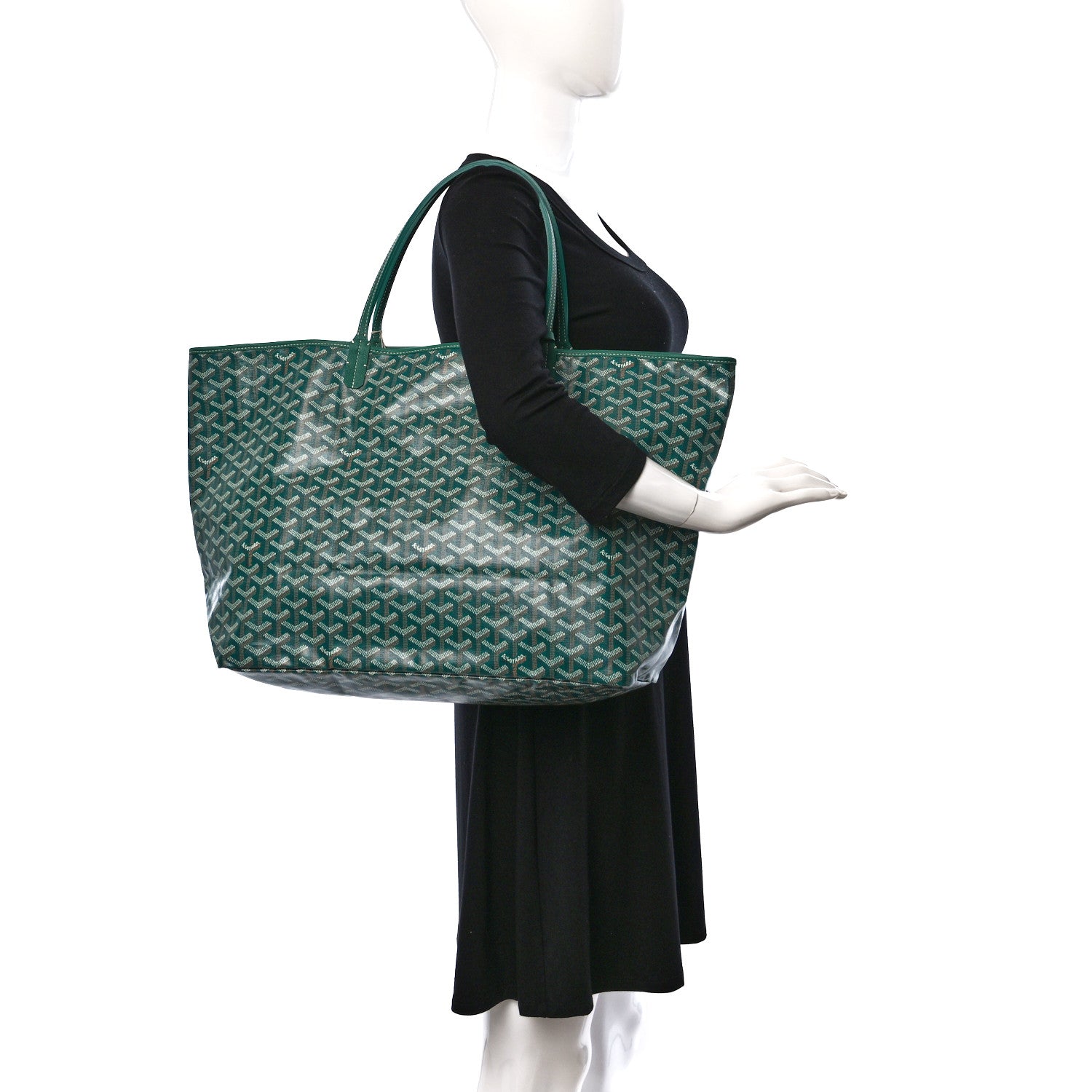 Goyard Goyardine Saint Louis GM Green 2 of 10