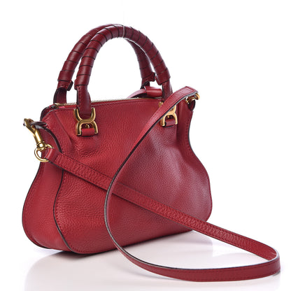 Chloe Calfskin Mini Marcie Satchel Garnet 3 of 15