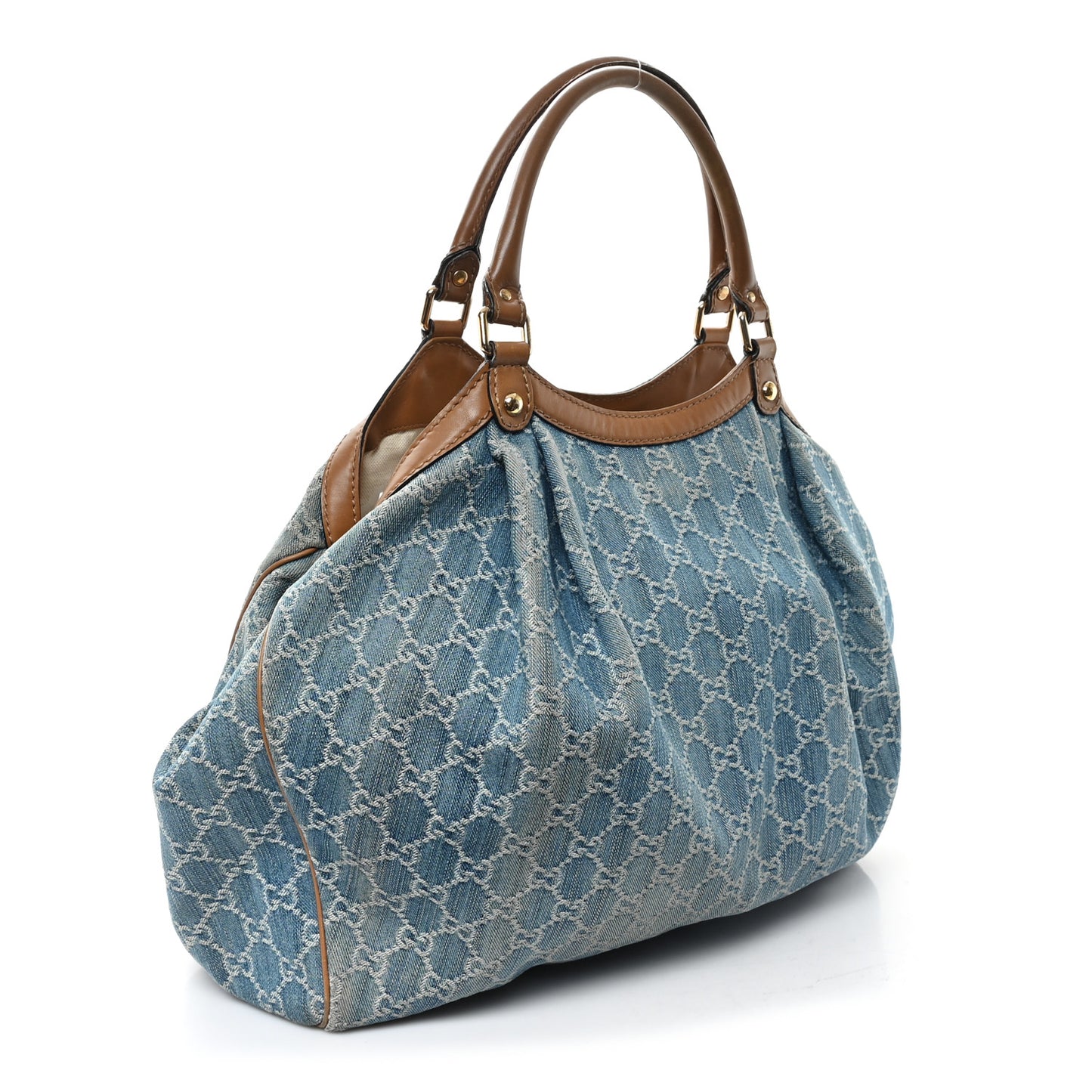 Denim Monogram Large Sukey Tote