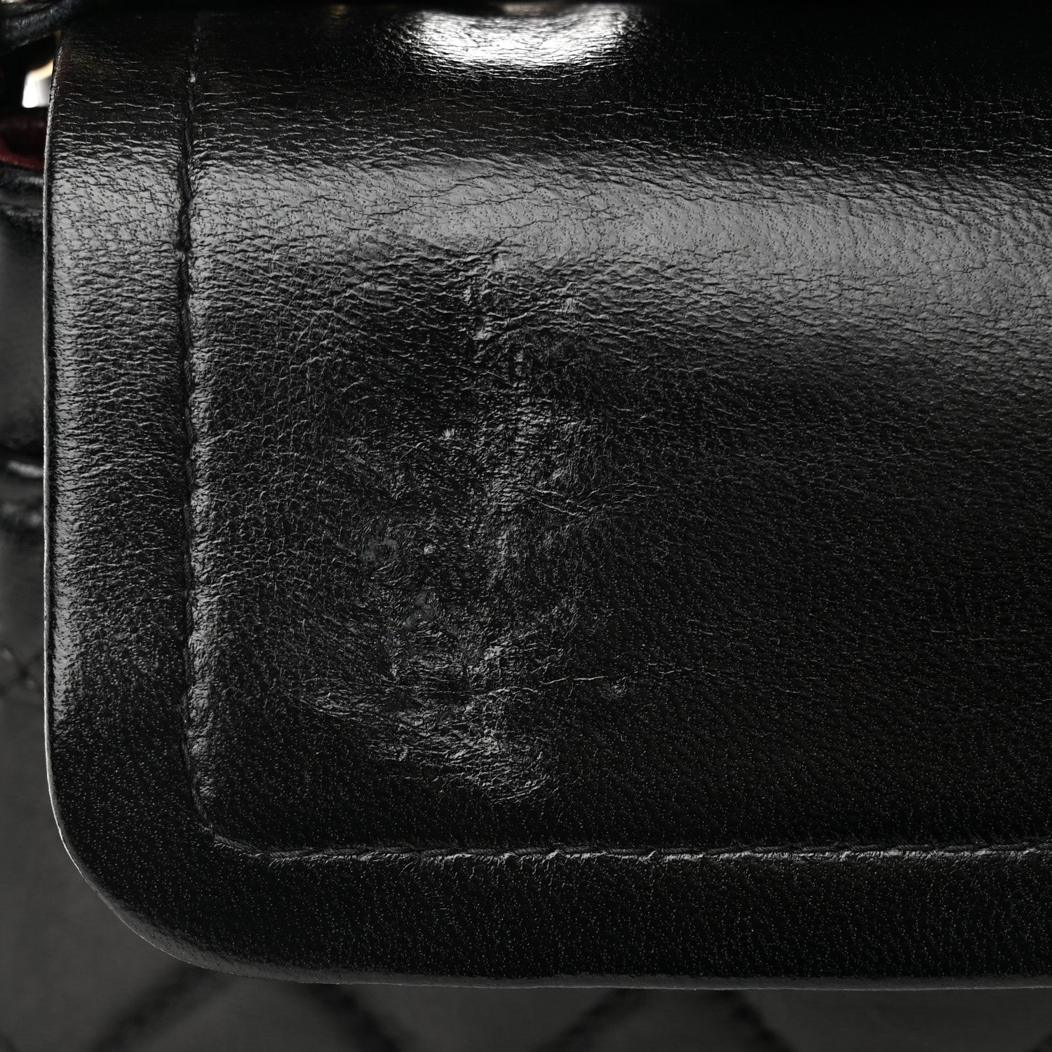 Chanel Lambskin Quilted Medium Double Flap Black 16 of 21