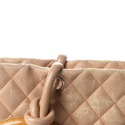 Chanel Calfskin Quilted Large Cambon Tote Beige 13 of 28