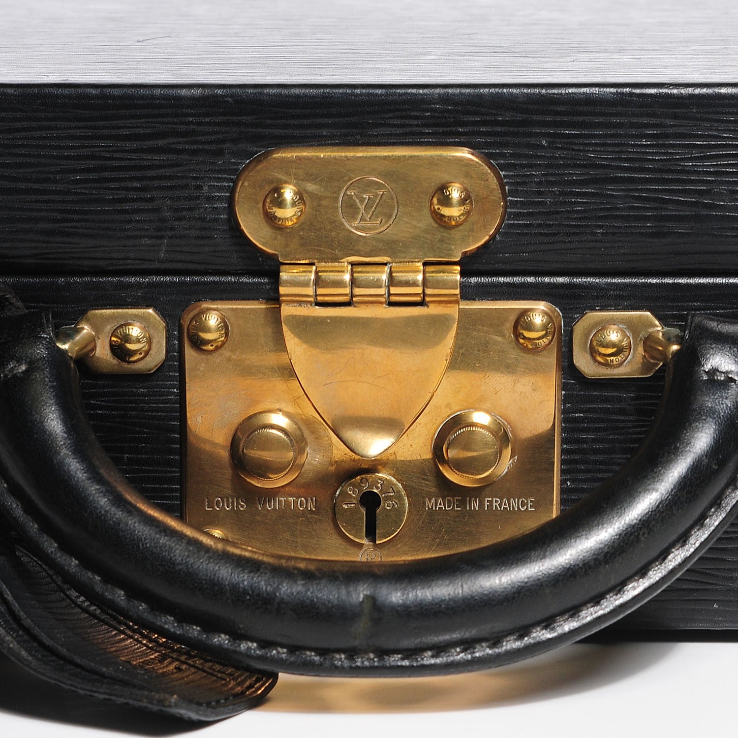 Louis Vuitton Epi President Briefcase Black 7 of 7
