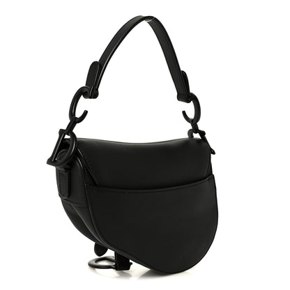 Christian Dior Ultra Matte Calfskin Mini Saddle Bag Black 3 of 10